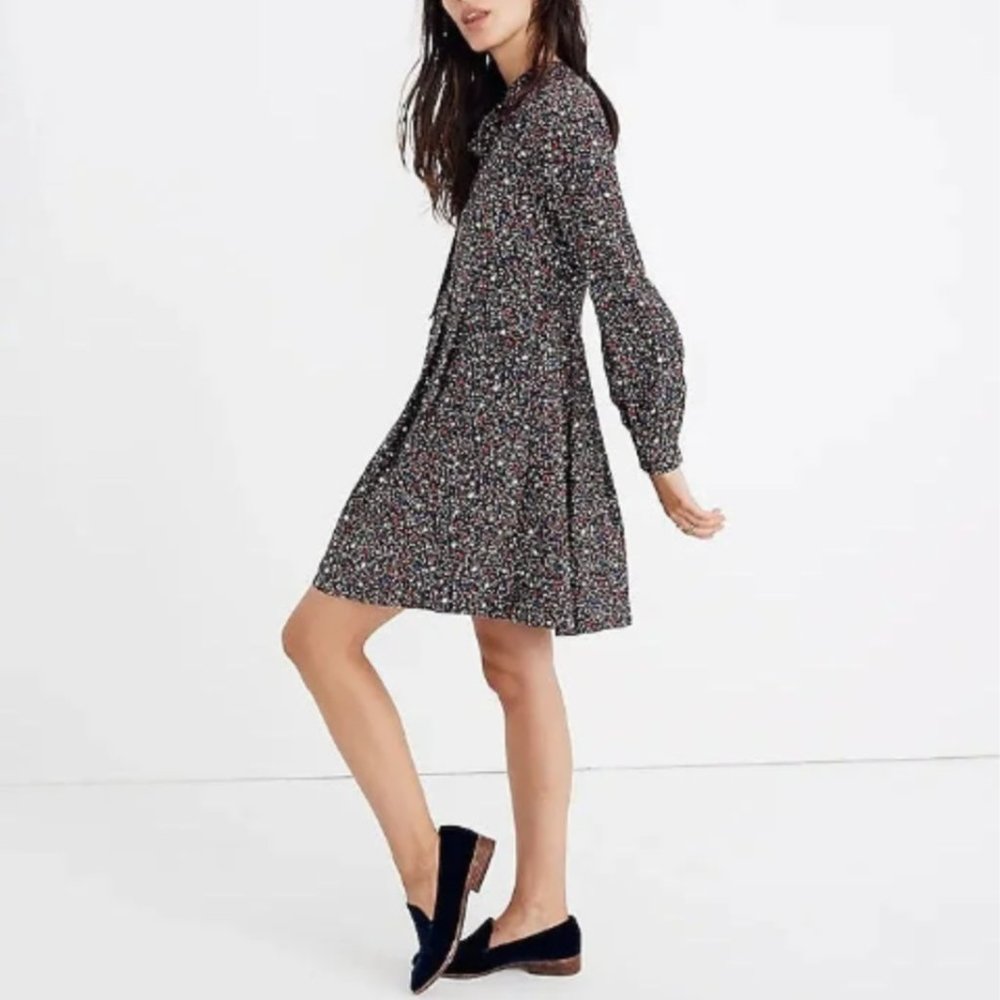 Womens Madewell Silk Star Dress Size 8